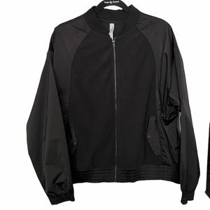 Athleta bomber jacket. EUC. XL